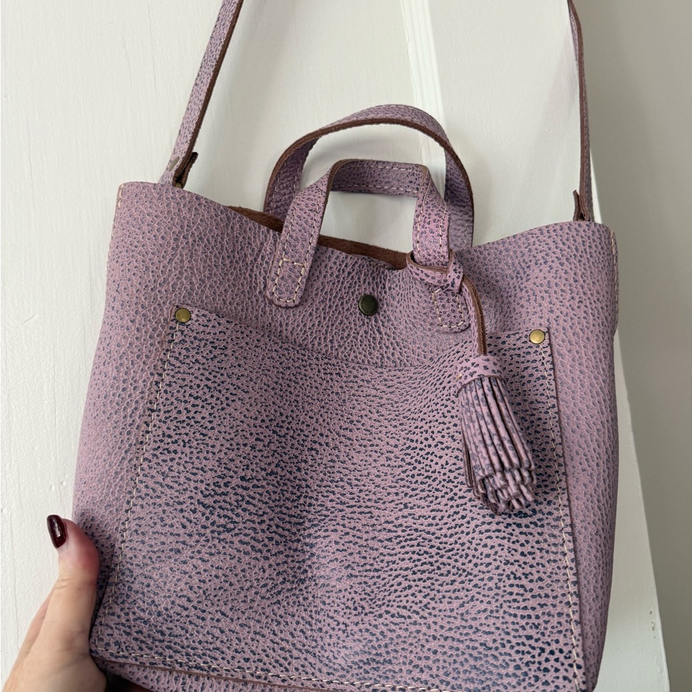 Portland Leather Goods crossbody with accessories